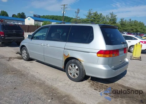 2004 Honda Odyssey Ex z USA, uszkodzony, nr VIN 5FNRL18614B037143
